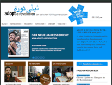 Tablet Screenshot of adoptrevolution.org